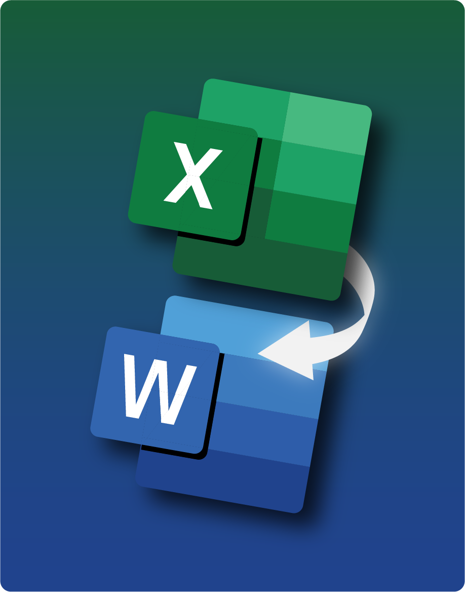 EXCEL ไป WORD